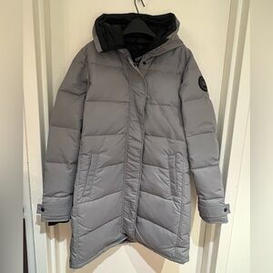 NWT Canada Goose Women’s Shelburne Quilted Down Parka Willow Grey L 170/96A